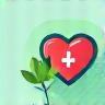 Icon representing health and wellness benefits